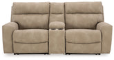 Next-Gen DuraPella 3-Piece Power Reclining Sectional Loveseat with Console
